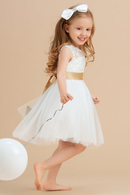 Robe Cérémonie Enchantement Écru - gallery 3