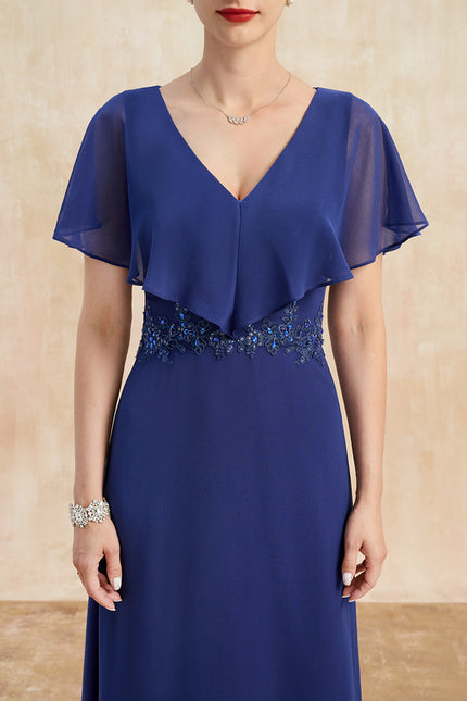 Robe Cérémonie Vaporeuse Bleu - gallery 6