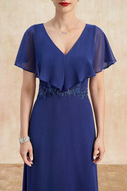 Robe Cérémonie Vaporeuse Bleu - gallery 6