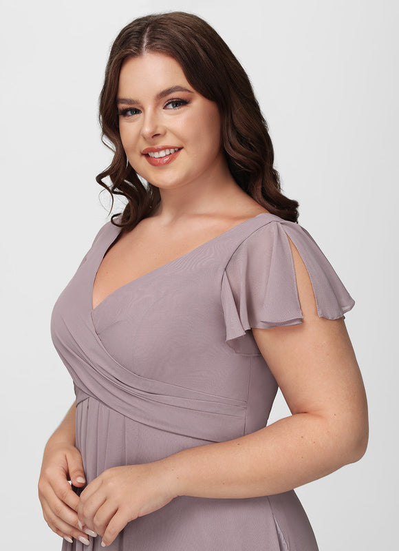 Robe Cérémonie Longue Volants Rose - gallery 6