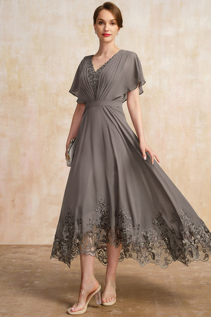 Robe Cérémonie Vaporeuse Dentelle - gallery 1