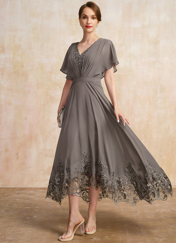 Robe Cérémonie Vaporeuse Dentelle - gallery 1