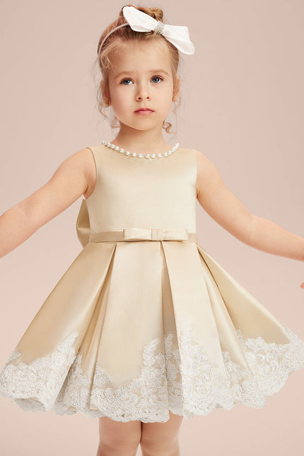 Robe Cérémonie Satinée Précieuse - gallery 7