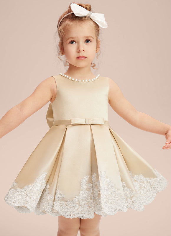 Robe Cérémonie Satinée Précieuse - gallery 7