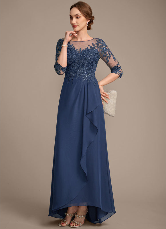 Robe Cérémonie Élégance Marine Scintillante - gallery 3