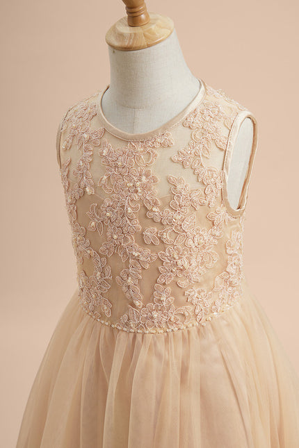 Robe Cérémonie Lueur De Pêche - gallery 4