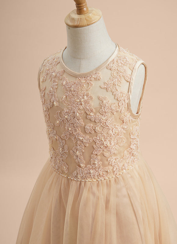 Robe Cérémonie Lueur De Pêche - gallery 4