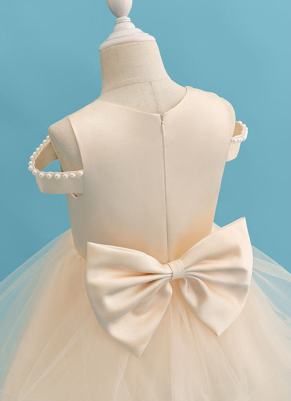 Robe Cérémonie Tulle Crème - gallery 1