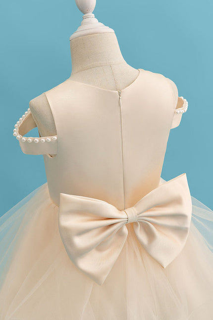Robe Cérémonie Tulle Crème - gallery 1