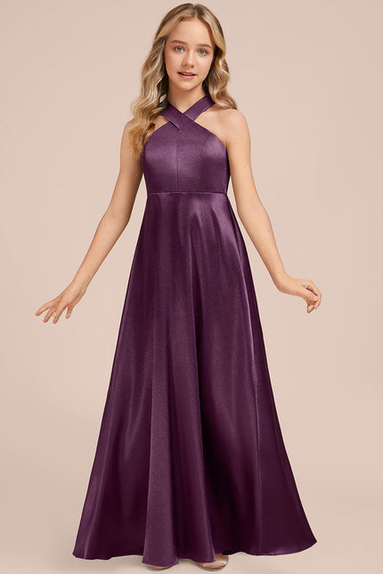 Robe Cérémonie Violette Brillante