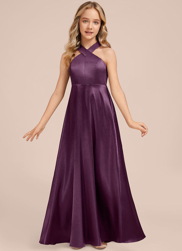 Robe Cérémonie Violette Brillante
