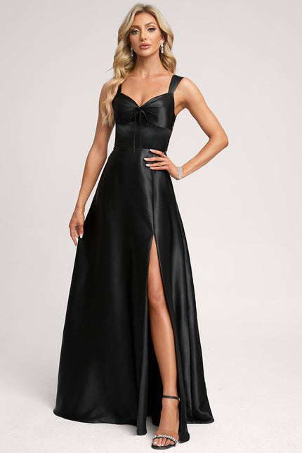 Robe Cérémonie Satin Rose Pâle - gallery 6