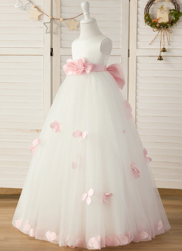 Robe Cérémonie Tulle Fleurie - gallery 3