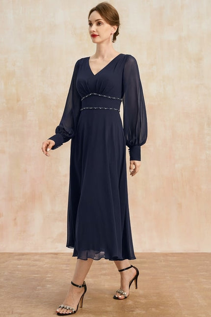 Robe Cérémonie Vaporeuse Bicolore Élégante - gallery 3