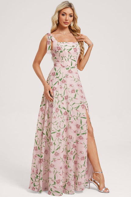 Robe Cérémonie Mousseline Verte - gallery 3