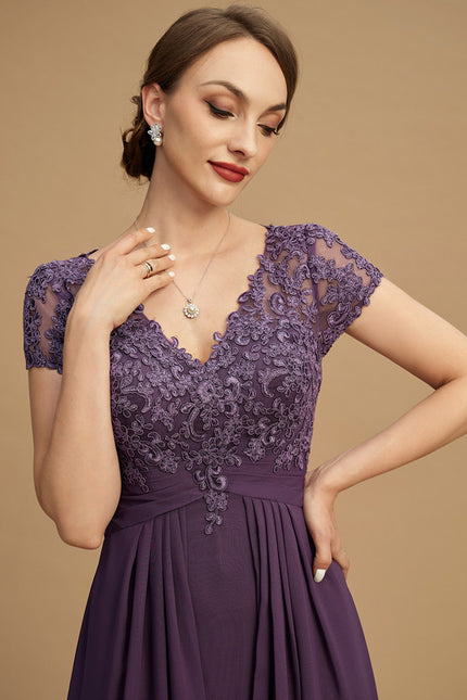 Robe Cérémonie Aérienne Violet - gallery 5