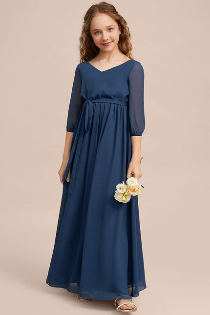 Robe Cérémonie Longue Vert Deau - gallery 2