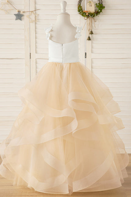 Robe Cérémonie Tulle Dorée - gallery 3