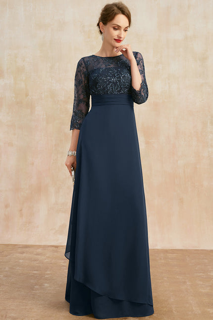 Robe Cérémonie Fluide Marine - gallery 2
