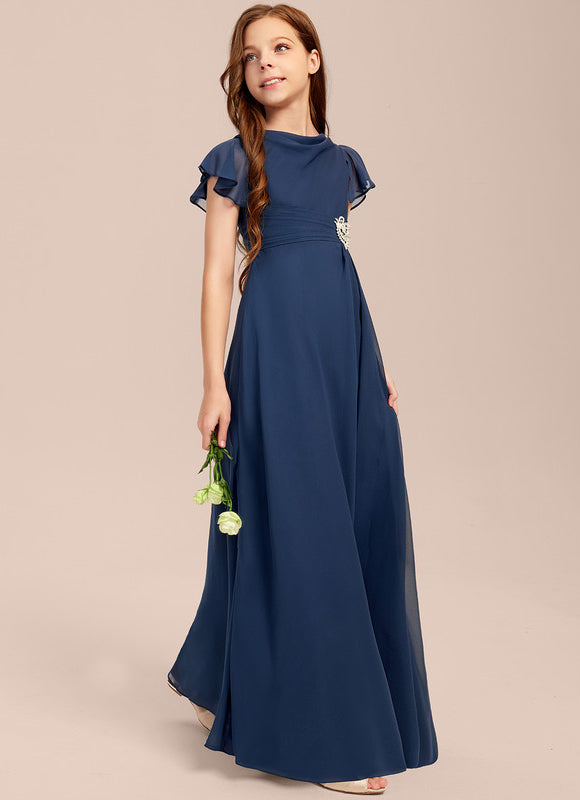 Robe Cérémonie Bleue Chic - gallery 1