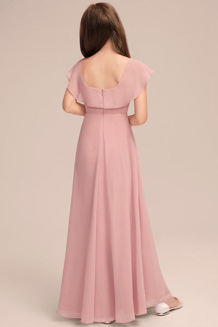 Robe Cérémonie Volants Bordeaux - gallery 4
