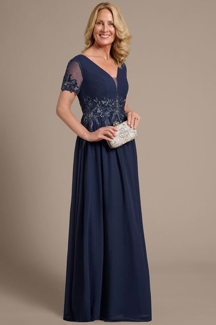 Robe Cérémonie Élégante Appliquée - gallery 5