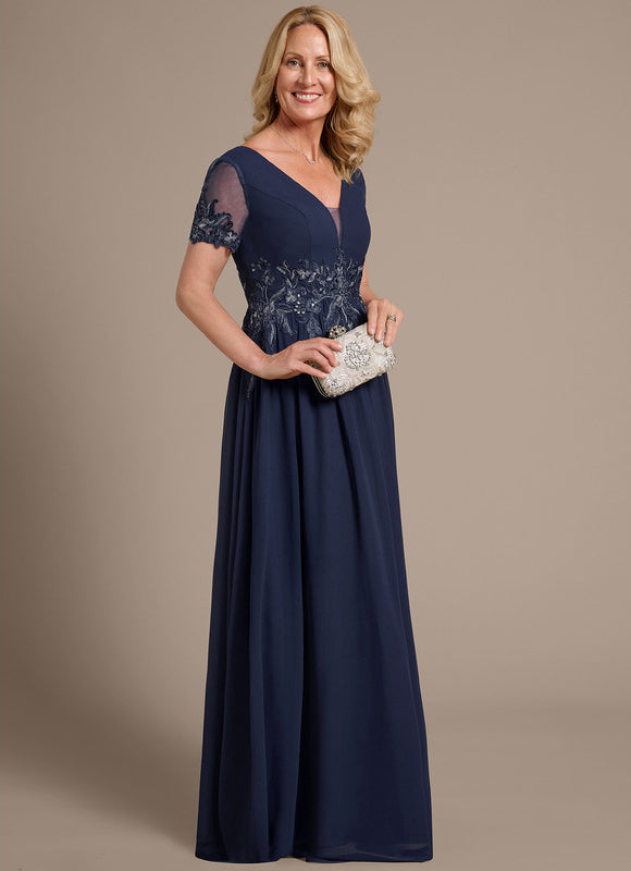 Robe Cérémonie Élégante Appliquée - gallery 5