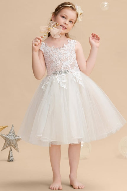 Robe Ceremonie Fille Broderie Anglaise - gallery 1