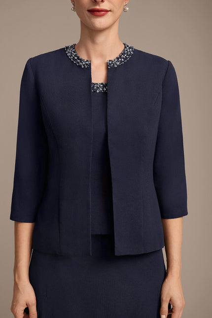 Robe Cérémonie Ensemble Chic Marine - gallery 8