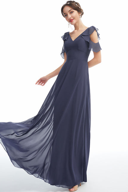 Robe Cérémonie Longue Volants Rose - gallery 4