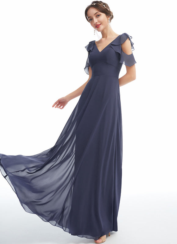Robe Cérémonie Longue Volants Rose - gallery 4
