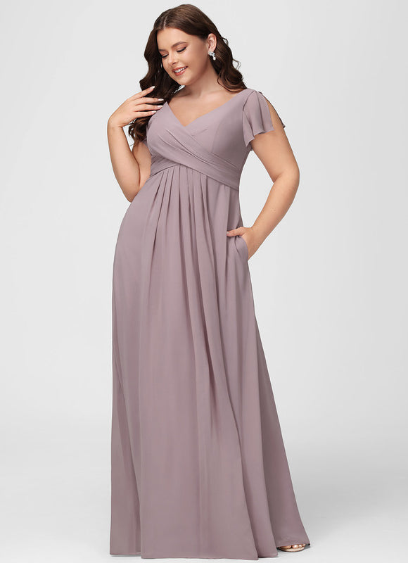 Robe Cérémonie Longue Volants Rose - gallery 9