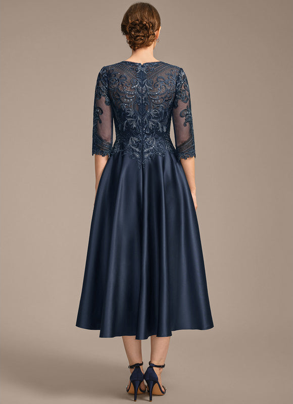 Robe Cérémonie Mère Élégante Satin - gallery 6