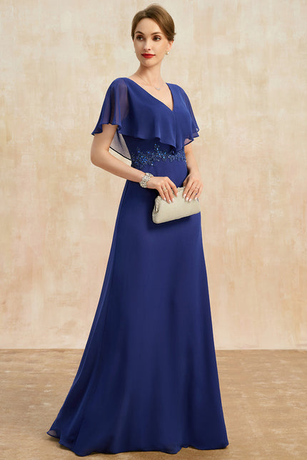 Robe Cérémonie Vaporeuse Bleu - gallery 4