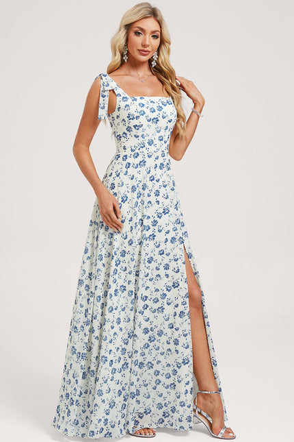 Robe Cérémonie Mousseline Verte - gallery 2