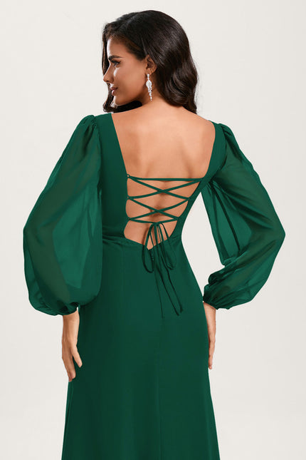 Robe Cérémonie Sirène Vert Émeraude - gallery 5