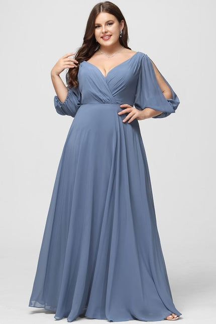 Robe Cérémonie Longue Volants Rose - gallery 6