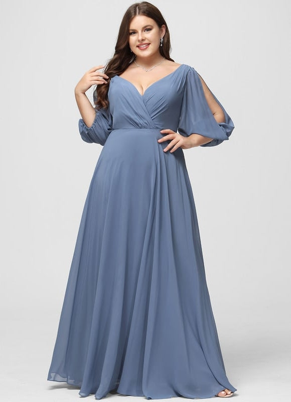 Robe Cérémonie Longue Volants Rose - gallery 6