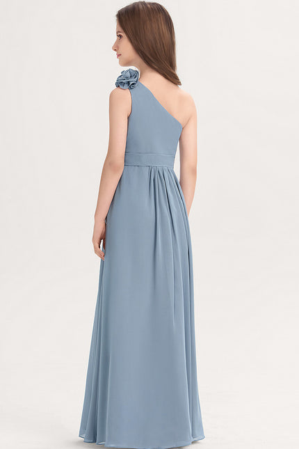 Robe Cérémonie Bleu Poudré Chic - gallery 4