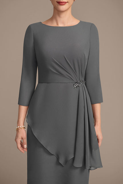 Robe Cérémonie Satinée Élégante - gallery 7