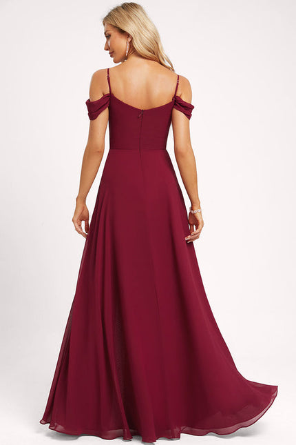 Robe Cérémonie Vaporeuse Bordeaux - gallery 3