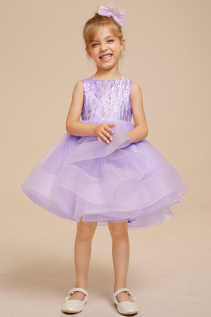 Robe Cérémonie Tulle Lavande - gallery 1