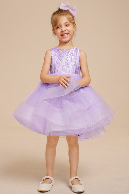 Robe Cérémonie Tulle Lavande - gallery 1