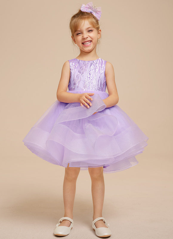 Robe Cérémonie Tulle Lavande - gallery 1