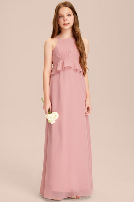 Robe Cérémonie Longue Froncée - gallery 1