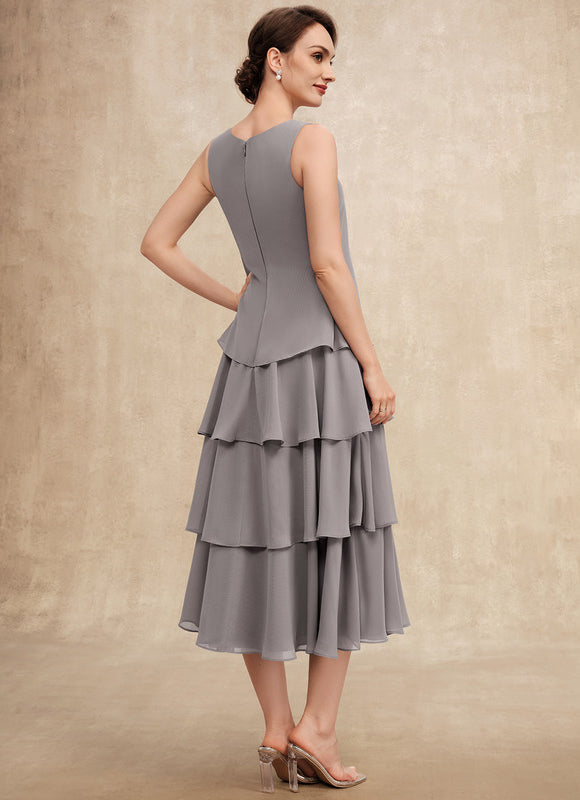 Robe Cérémonie Gris Flottant - gallery 6