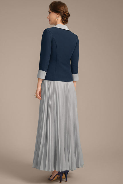 Robe Cérémonie Plissée Élégante - gallery 3