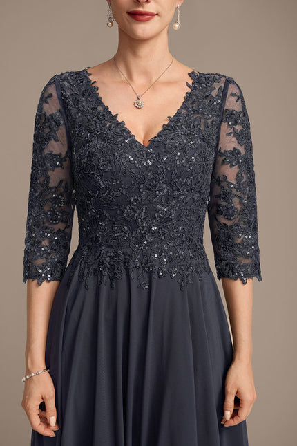 Robe Cérémonie Longue Bleu Royal - gallery 7