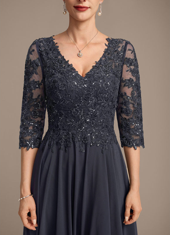 Robe Cérémonie Longue Bleu Royal - gallery 7