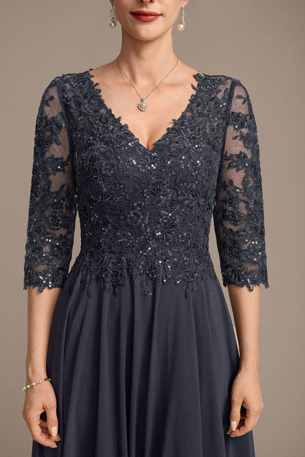 Robe Cérémonie Longue Bleu Royal - gallery 7